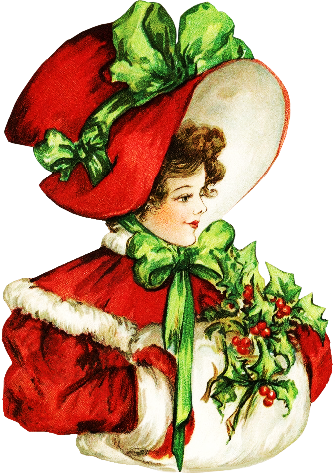 free victorian christmas tree clip art - photo #48